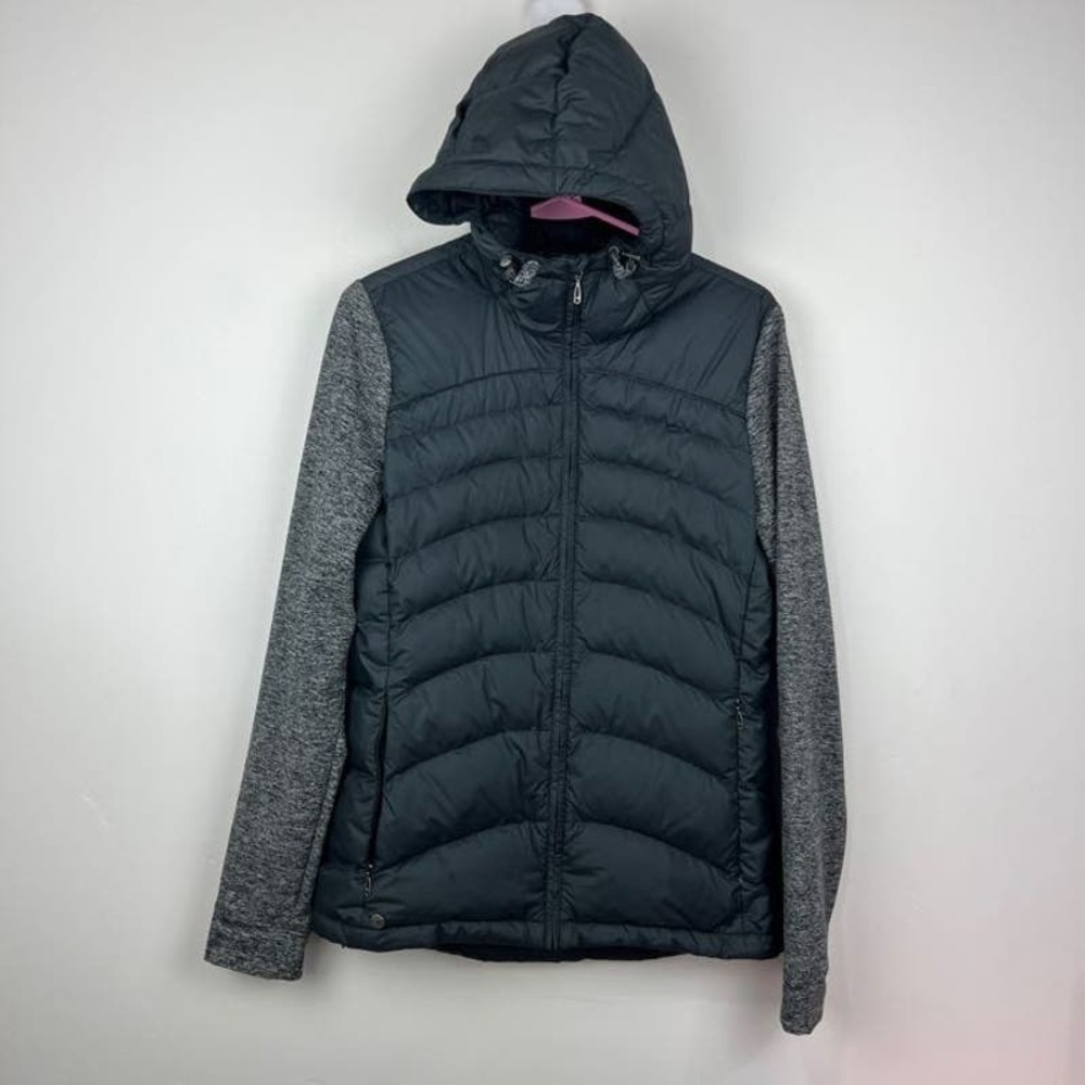 Outdoor Reasearch gray and black hooded fullzip Women's plaza hoody size medium